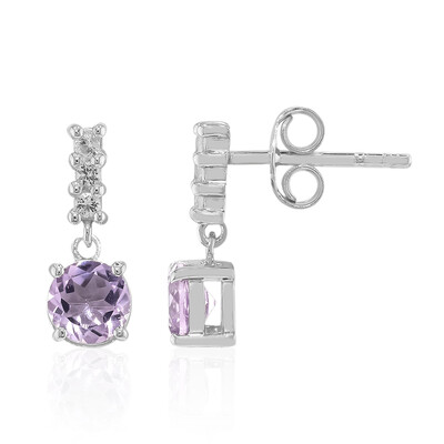 Amethyst-Silberohrringe