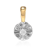 SI2 (G) Brillant-Silberanhänger