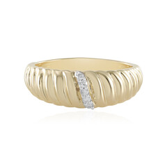 I2 (I) Diamant-Silberring