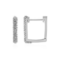 I4 (J) Diamant-Silberohrringe