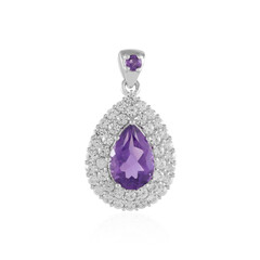 Sibirischer Amethyst-Silberanhänger