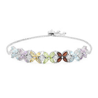Edelstein-Silberarmband