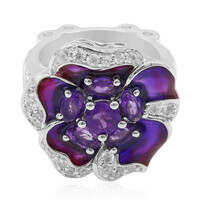 Sambia-Amethyst-Silberring (Dallas Prince Designs)