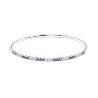 Blauer SI2 Brillant-Goldarmreif (CIRARI)