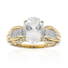 Herkimer Quarz-Goldring (Amanda Adkins)