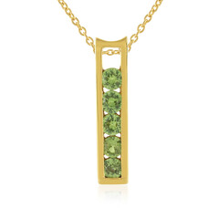 Demantoid-Silberhalskette