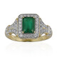 Sambia-Smaragd-Goldring (Adela Gold)