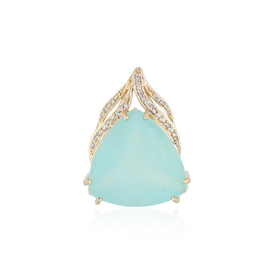 Paraiba-Opal-Goldanhänger (AMAYANI)