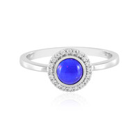 Äthiopischer Blauer Opal-Silberring