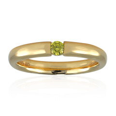 Gelber VS1 Brillant-Goldring