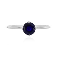 Blauer Madagaskar-Saphir-Silberring