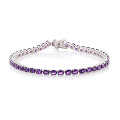 Sambia-Amethyst-Silberarmband