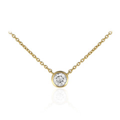Weißer Topas-Silbercollier
