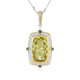 Ouro Verde-Quarz-Silberhalskette (Dallas Prince Designs)