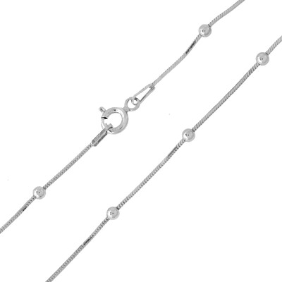 Design-Silberhalskette - 2,8 g - 42 cm