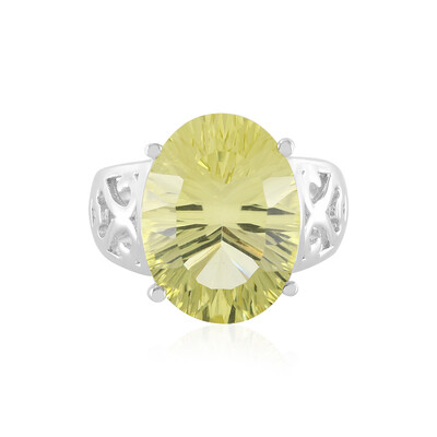 Limonen-Quarz-Silberring