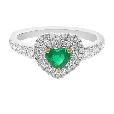 Kolumbianischer Smaragd-Goldring (CIRARI)
