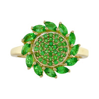 Tsavorit-Goldring (Adela Gold)