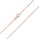 925er Silber-Ankerkette - 2,61 g - 60 cm - rosévergoldet
