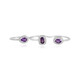 Sibirischer Amethyst-Silberring (de Melo)