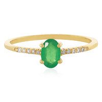 Sambia-Smaragd-Goldring