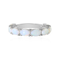 Australischer Opal-Silberring
