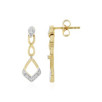 I2 (J) Diamant-Silberohrringe