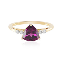 Magenta-Granat-Goldring