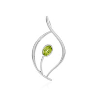 Arizona-Peridot-Silberanhänger