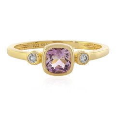 Lavendel-Amethyst-Silberring