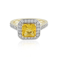Gelber Beryll-Goldring