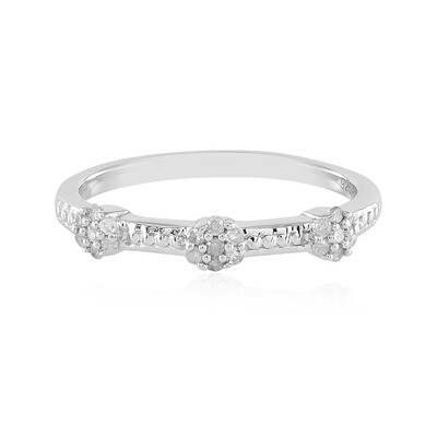 I2 (I) Diamant-Silberring