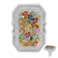 Saphir-Silberring (Dallas Prince Designs)
