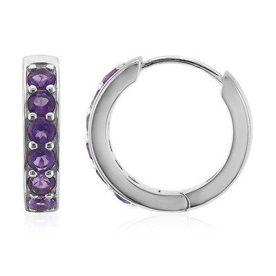 Amethyst-Silberohrringe