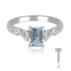 AAA-Brasilianischer Aquamarin-Goldring (AMAYANI)