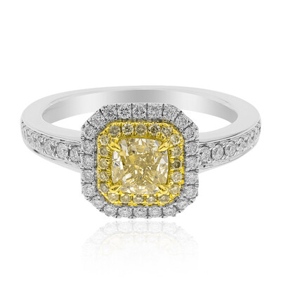 Gelber SI2 Diamant-Goldring (CIRARI)