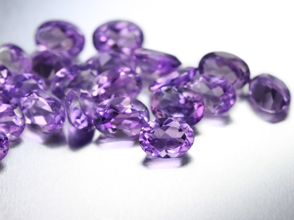 Set Amethyst Edelsteine