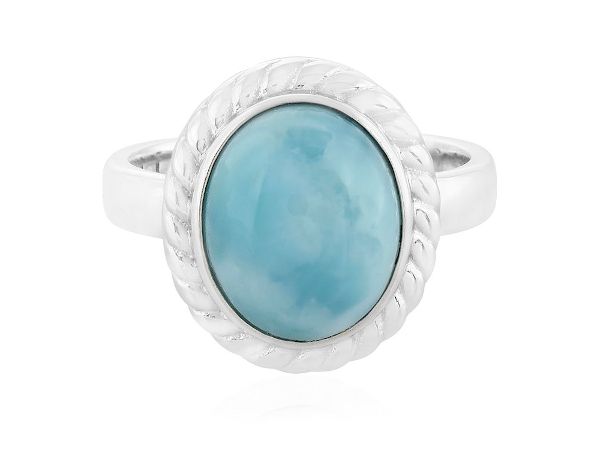 Larimar-Silberring