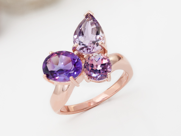 Amethyst-Silberring