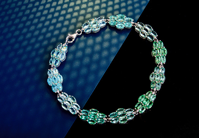 Brasilianischer Paraiba Turmalin Armband als Schmuck