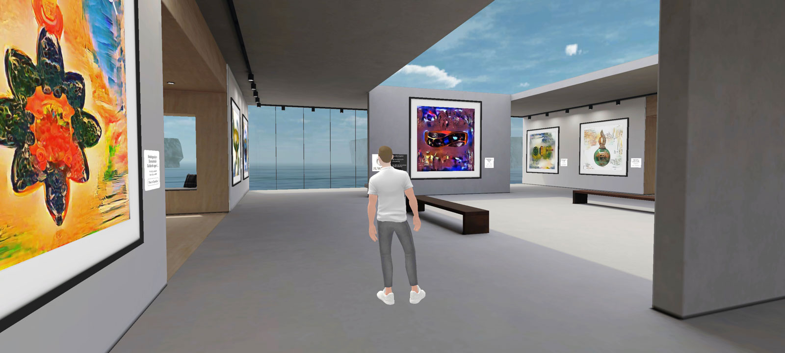 Juwelo NFT Galerie bei Spatial