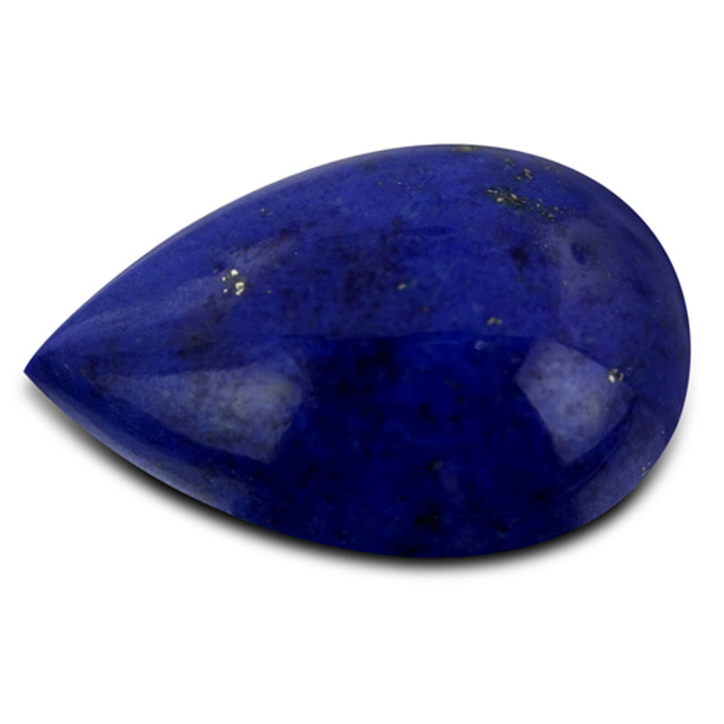 Lapislazuli im Cabochon-Tropfenschliff